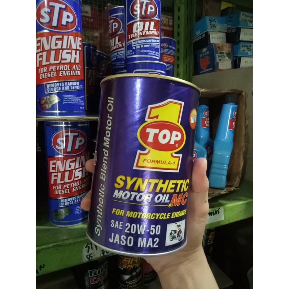 OLI MESIN MOTOR TOP 1 ONE SYNTETIC 1 LITER ORIGINAL