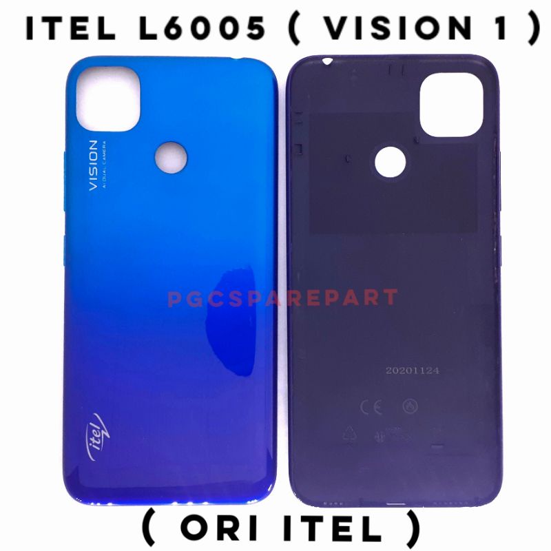 Original Backdoor ITEL L6005 - Vision 1 - Tutup Baterai Casing Back Case Backcase Backcover Housing