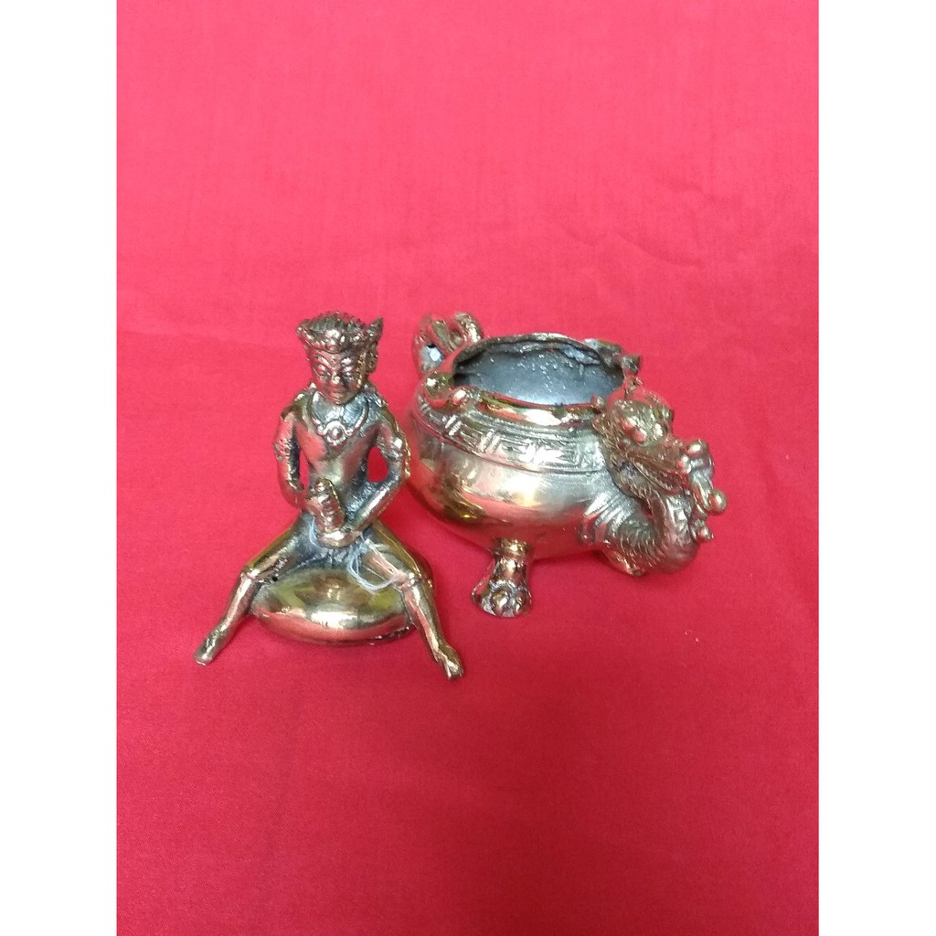 BARANG KUNO - KUNINGAN BOKOR DUDUK