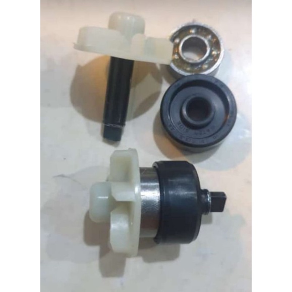 AS KIPAS WATER PUMP SET SIL SEAL WATERPUMP BEARING WATER PUMP NMAX NEW AEROX LEXI NMAX ORIGINAL