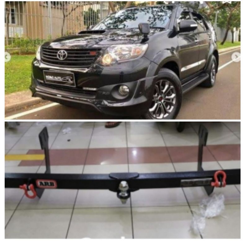 Towing ARB FORTUNER TRD Bumper Belakang Besi Model ANTING