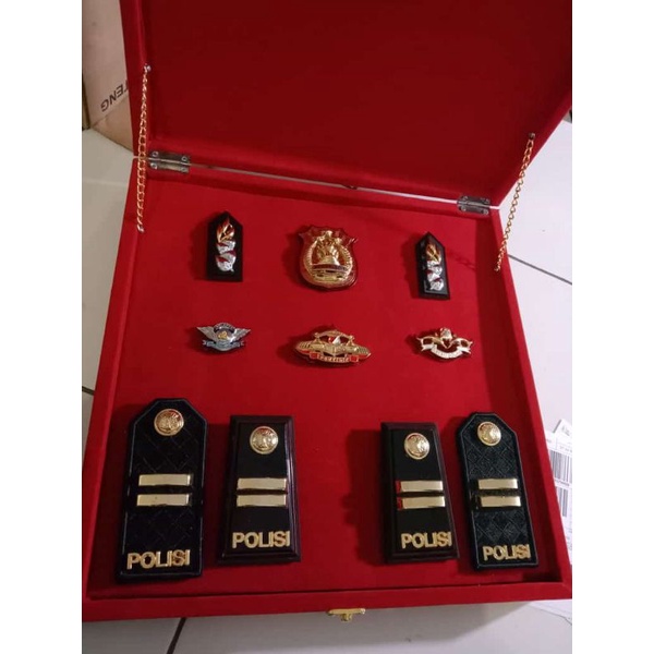 PANGKAT POLISI IPTU FUL MIKA  PANGKAT PDU BOX FUL SET