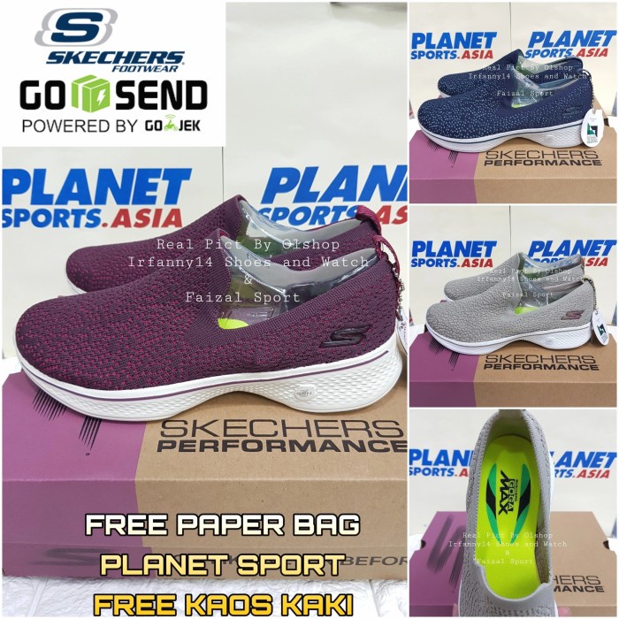 SEPATU SKECHERS WANITA ORIGINAL GIFTED GO WALK 4 - MARON, 36