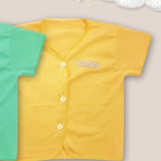 BOBOKO Baju Bayi Newborn Warna Pastel 0-4 bulan-KUNING