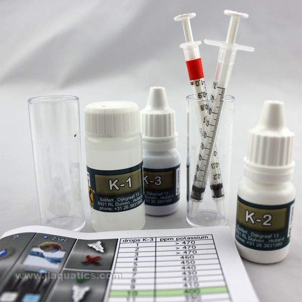 Salifert Potassium K Marine Reef Test Kit Parameter Aquarium Air Laut