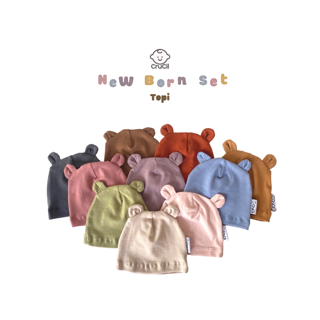 CruCil Factory Topi Bayi (0 - 3m)