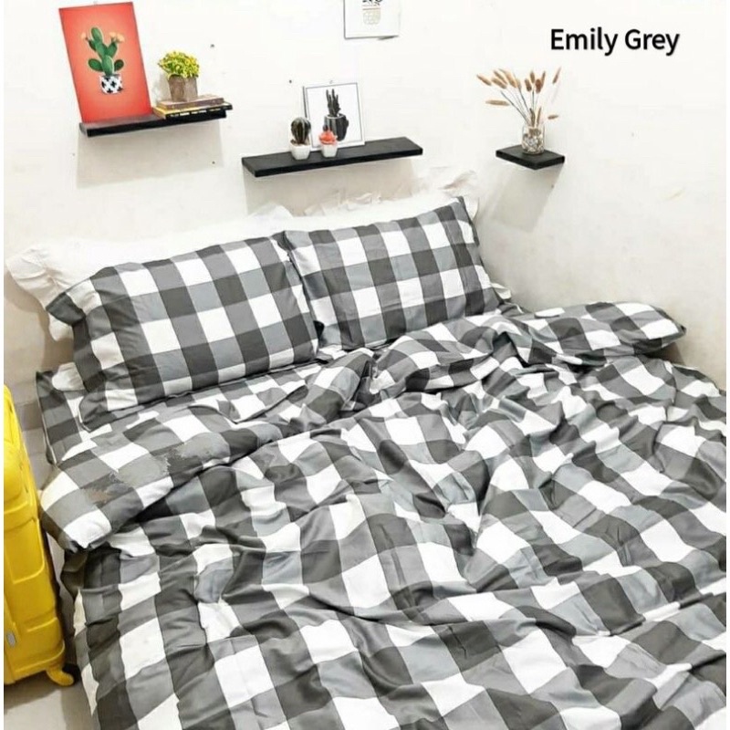 COD SPREI / SPREI MOTIF EMILY / SEPREI / Sprei EMILY KATUN Menarik Seprai Kualitas Bagus 120x200 160x200 180x200