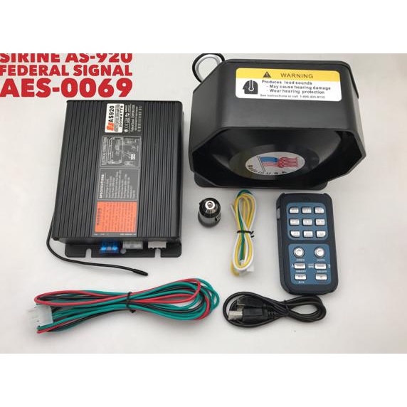 Sirine Polisi Federal Signal 920 200 W I Sirine Patwal Polisi Ambulan