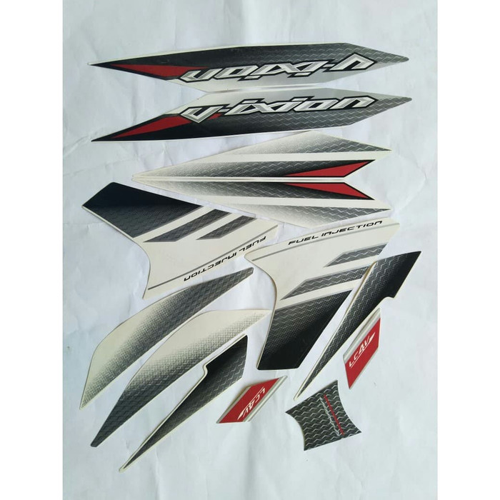 stiker striping yamaha vixion new 2014 putih