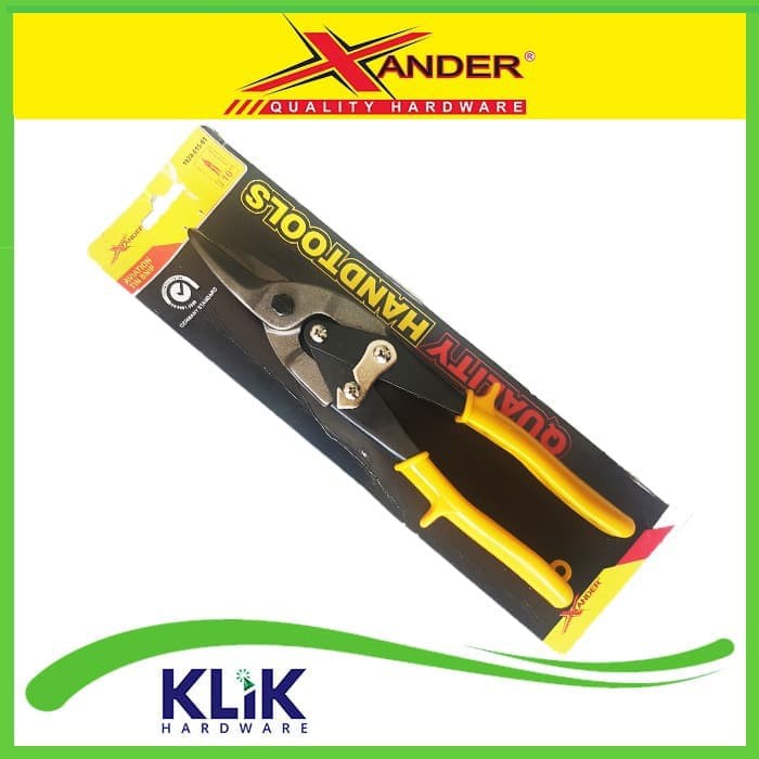 Xander Gunting Seng Serbaguna - Tin Snip 10 Inch Hollow Baja Ringan