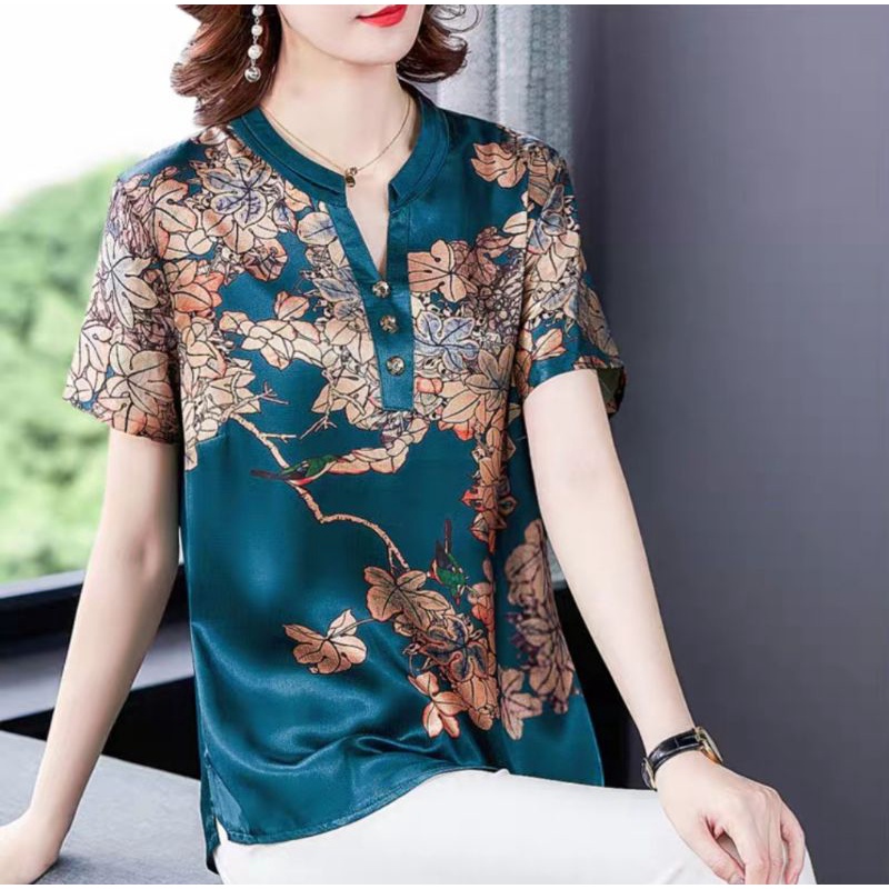 MDLV ~ 0003# Prosperity CNY Blouse Premium Blouse Sincia Blouse Imlek Atasan CNY Baju Imlek Baju Sincia Atasan Import Atasan Premium Fashion Import