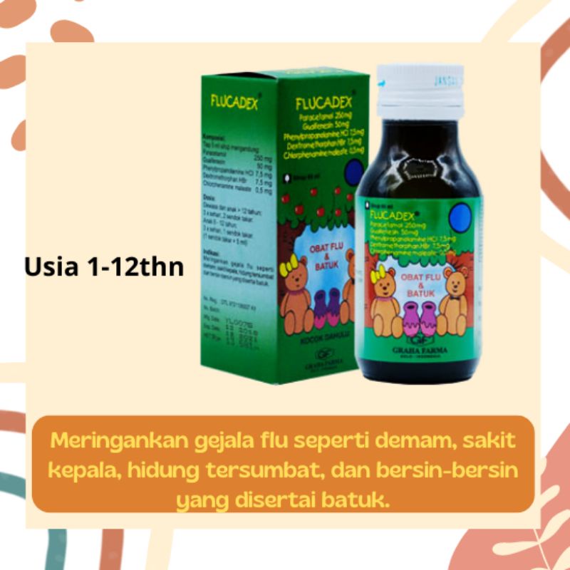 FLUCADEX SIRUP 60 ML OBAT FLU&amp; BATUK ANAK