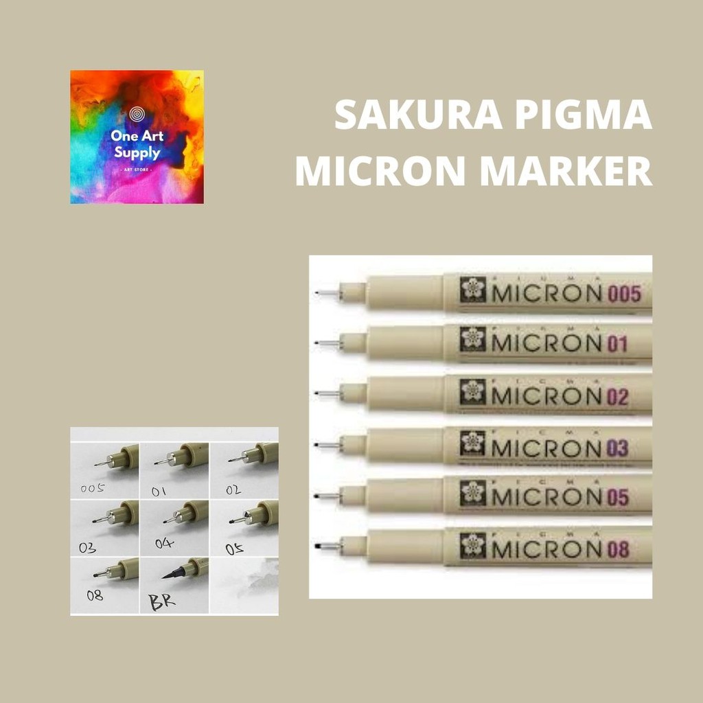 

Sakura Pigma Micron Markers Liners jual Satuan