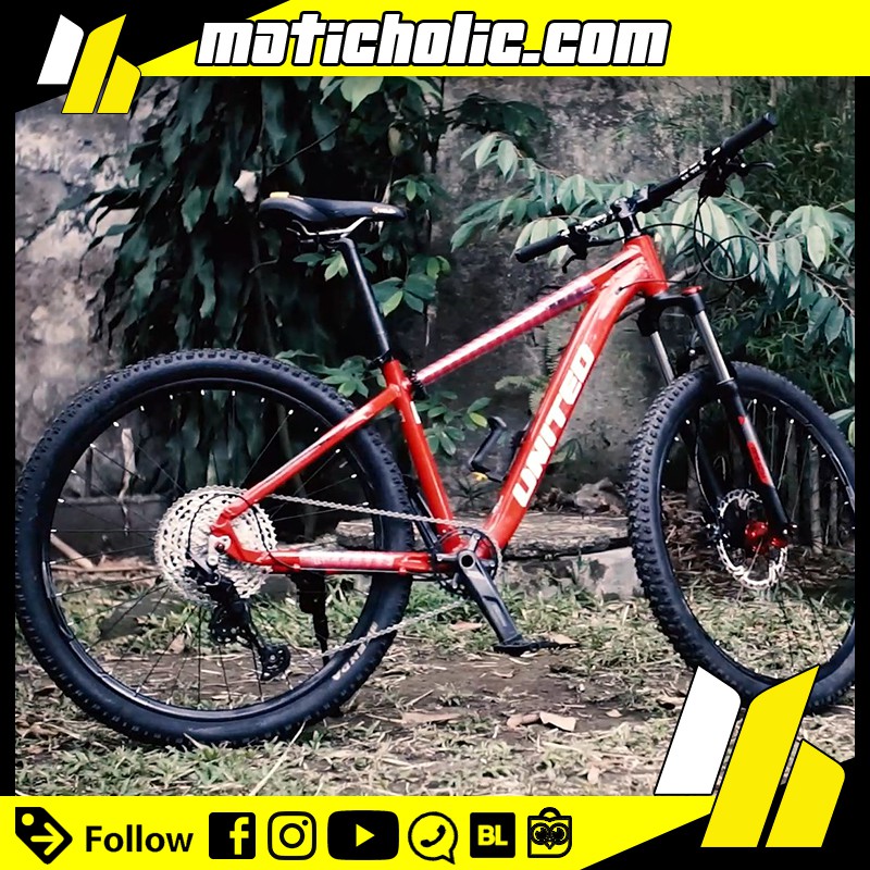 SEPEDA MTB UNITED MONANZA 4.00 1x11 SPEED by SHIMANO DEORE M5100