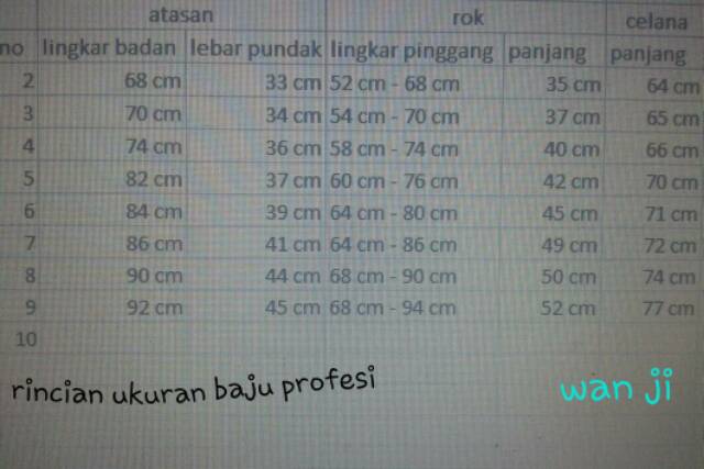 Seragam Cita-cita Pilot Anak 3-12 tahun