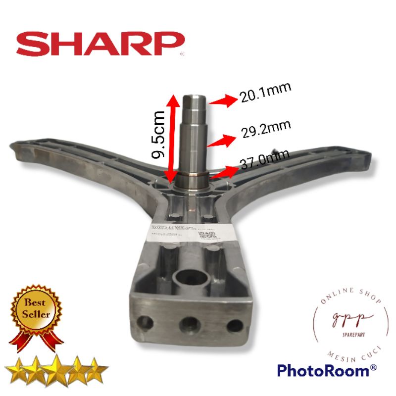 Spider Segitiga Baling Baling Mesin Cuci Sharp ESFL1073 es-fl 1073