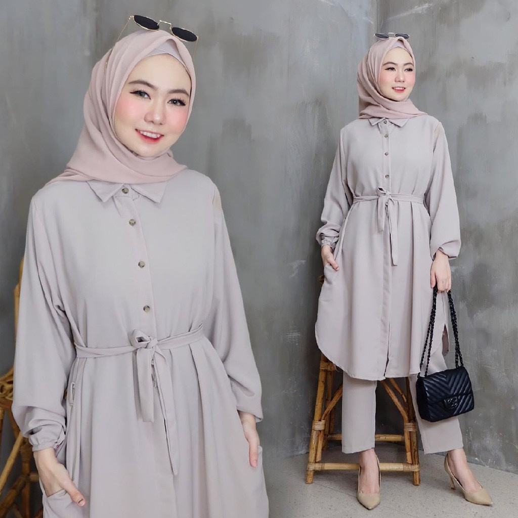 Baju Baju Imfort Wanita Miasa Tunik Shakila Premium / Racun Shopee