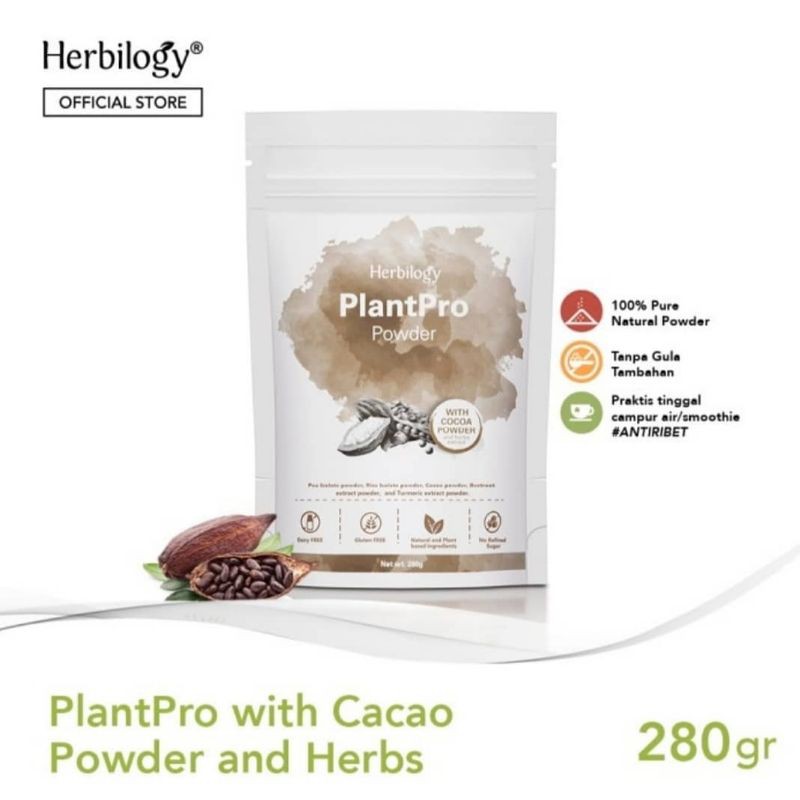 

Herbilogy Plant Protein Powder-Cacao 280gr