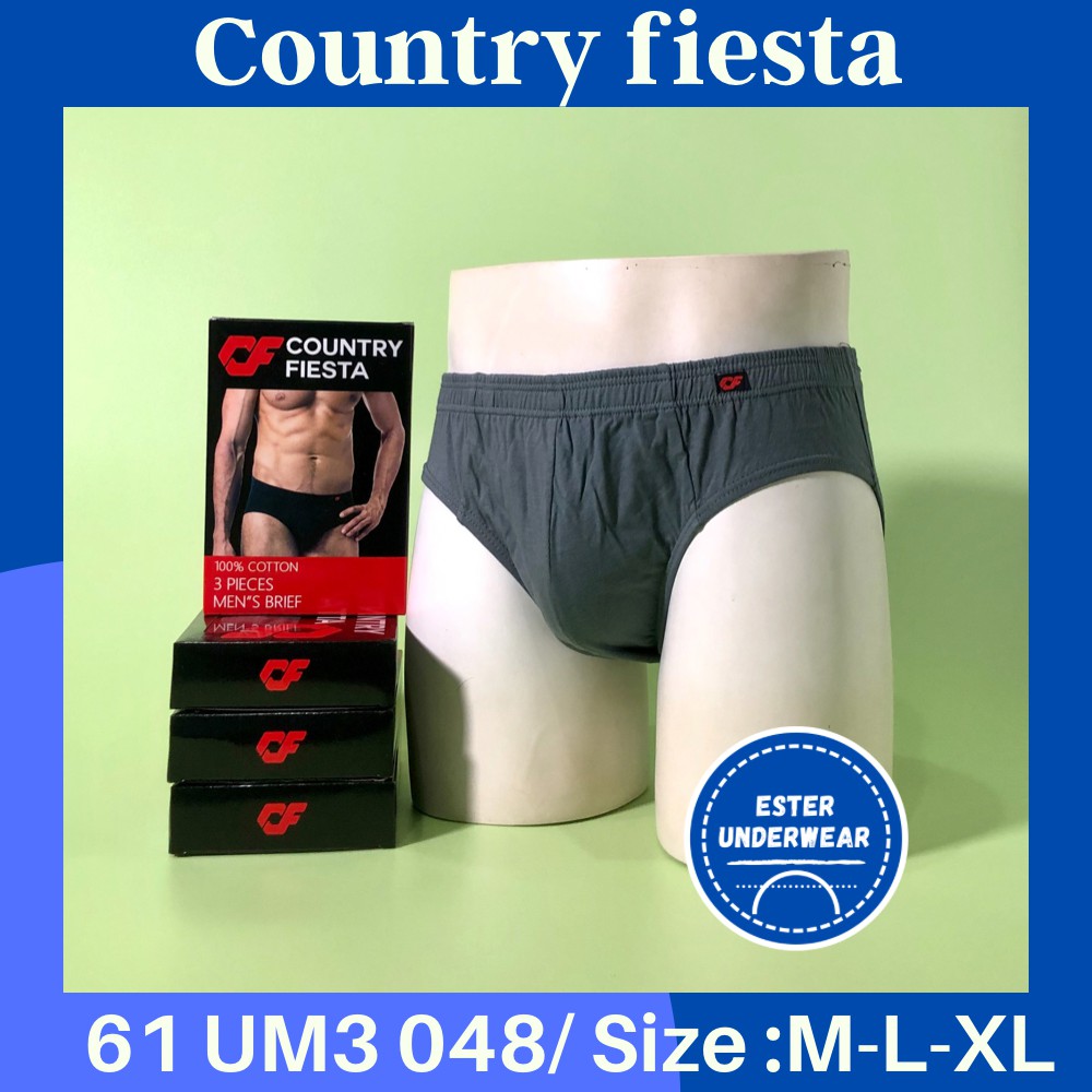 Celana Dalam COUNTRY FIESTA KARET DALAM CF 048 ISI-3 Pcs