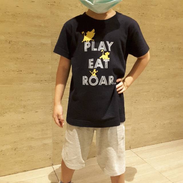 UNIQLO ORI Setelan Anak Laki LION KING DISNEY SALE 80% Tshirt Kaos Demon Slayer GARANSI TERMURAH