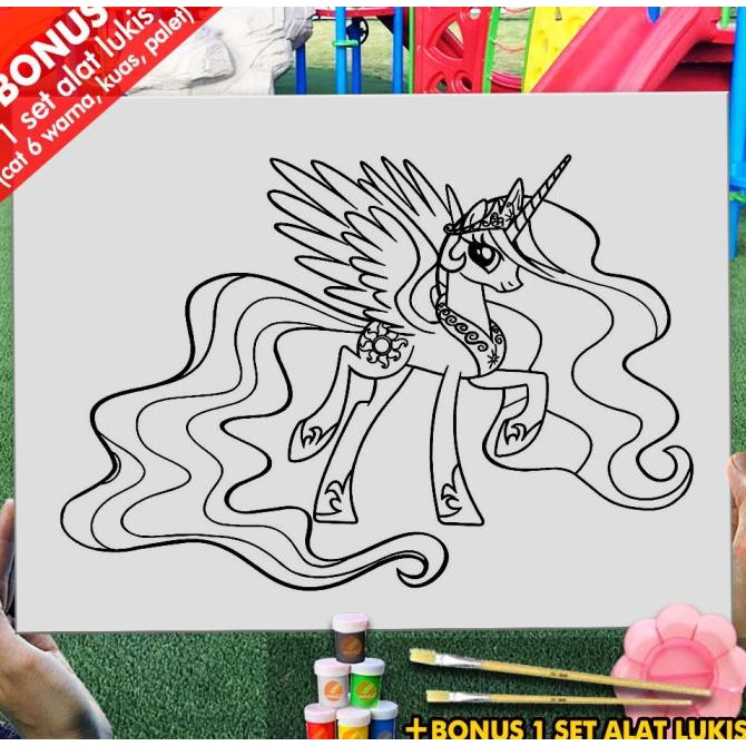 

Kanvas Melukis Anak Equestria Girl Little Pony 30x40 cm MEL1196