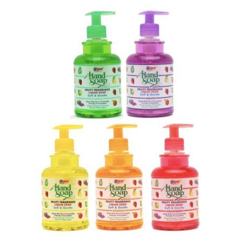 Yuri Handsoap 410ml Pump - Yuri Sabun Cuci Tangan Aroma Buah Pump 410ml