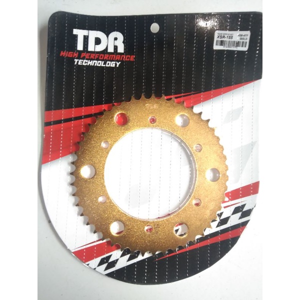 Gear TDR 520 ,46,47,49,50 gold buat moto nsr 155 ,XSR ,R15 F3,Vixion R