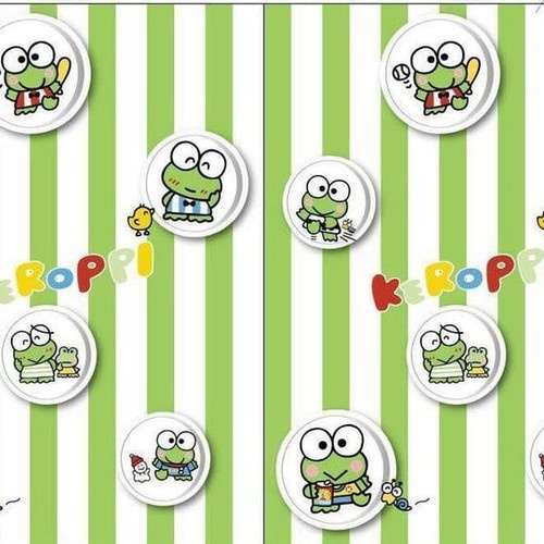 COD PROMO PALING MURAH - PUSAT Wallpaper Dinding Stiker Motif KARAKTER DORAEMON / HELLO KITTY / KEROPPI UKURAN 45CMX1M BEST SELLER