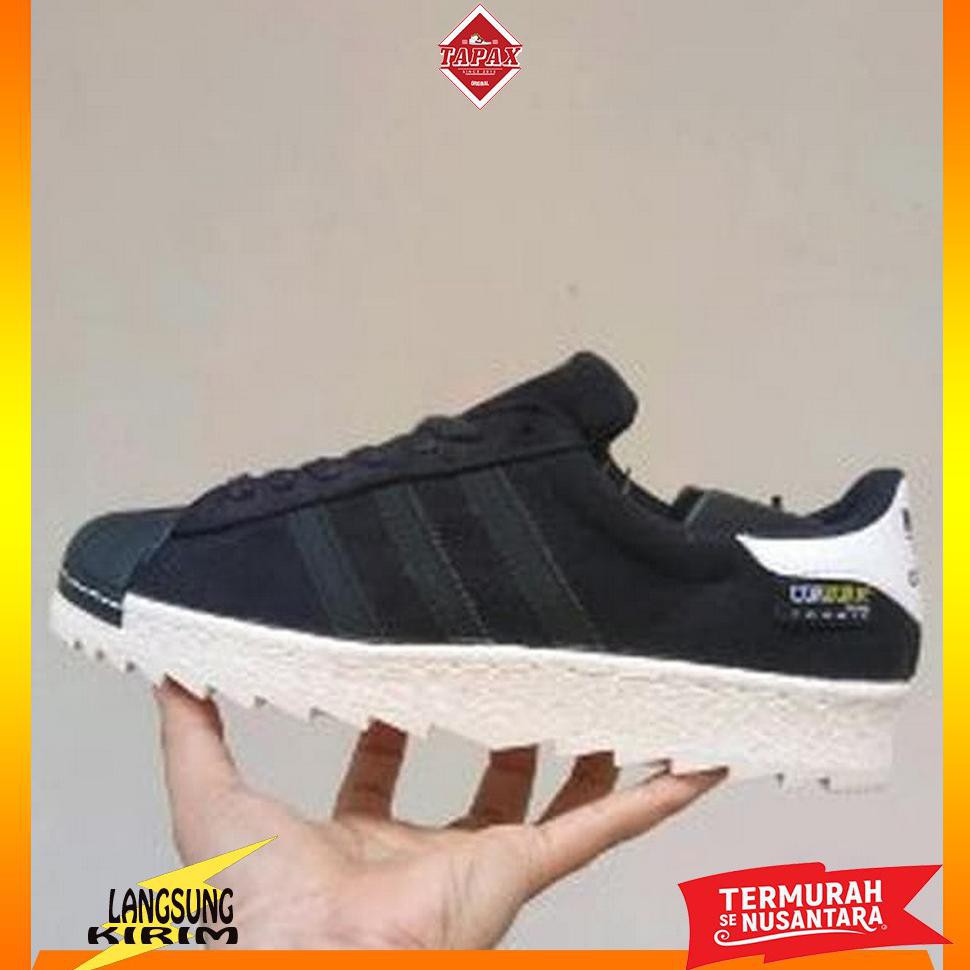 Sepatu Pria Keren Adidas Superstar 80s Cordura Original Komponen Murah