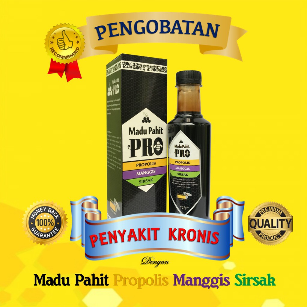 Madu Hitam Pahit Plus Propolis Almahaz 475 gr Original Madu Pahit Asli