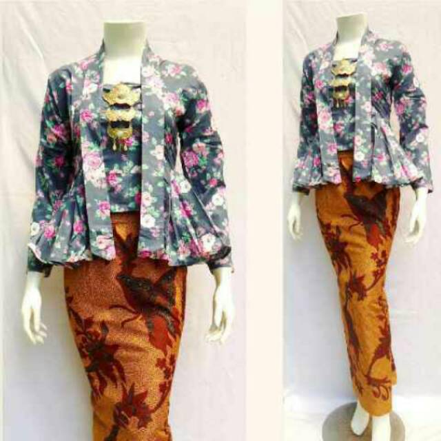 RNB KUTUBARU PEPLUM KEMBANG DESA SERAGAM BATIK KEBAYA SETELAN