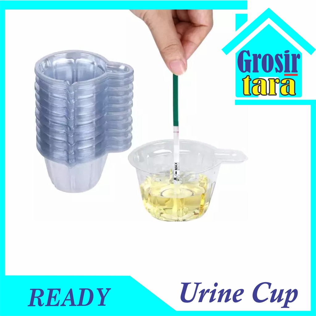 Urine Cup 10 Pcs penampung plastik penampung plastik pengecek tes test hamil kehamilan ovulasi ukuran 20 ml