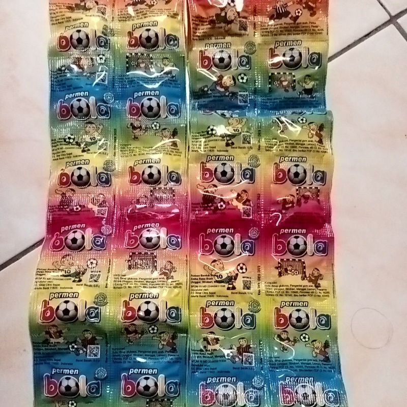 

40 pcs permen bola aneka rasa