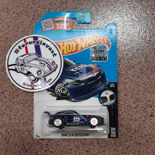 Jual Hot Wheels Super Treasure Hunt BMW Z4 Motosport Factory Sealed ...