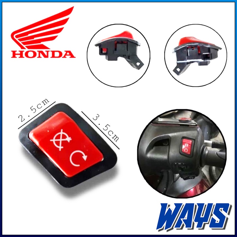 L270 | Saklar Tombol Switch Starter Engine Idling Stop On Off Dimmer Dim Kill ISS AHM Honda Vietnam - Motor Vario 125 150 Bohlam LED PCX Beat FI Scoopy