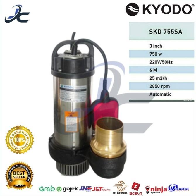 :>:>:>:>] Pompa Celup 3 inch KYODO SKD 755 SA Automatic Pompa celup kolam ikan
