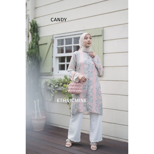 V TUNIC (tunik sanghai viscose batik)