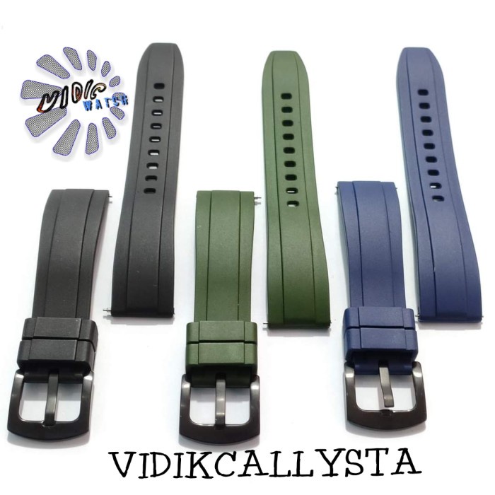 TALI RUBBER SILICONE 20MM WATERPROOF QUICK RELEASE STRAP WATCH 20 mm