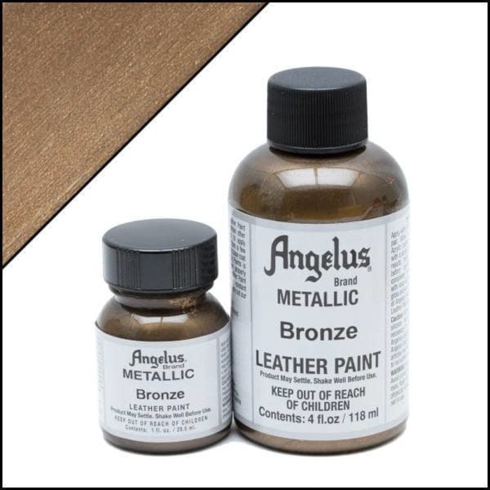 

(Bronze) - Angelus Acrylic Leather Paint 4 oz / 118 ml