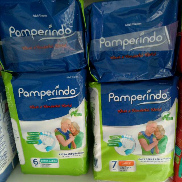 Pamperindo Popok Dewasa / Adult Diapers M8 / L7 / XL6