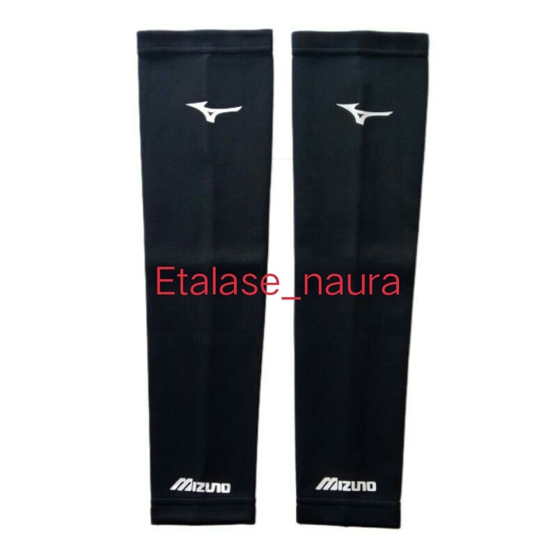 Manset Lengan Tangan Mizuno Olahraga Voli Volly Satu Pasang Elastis Spandek Lycra