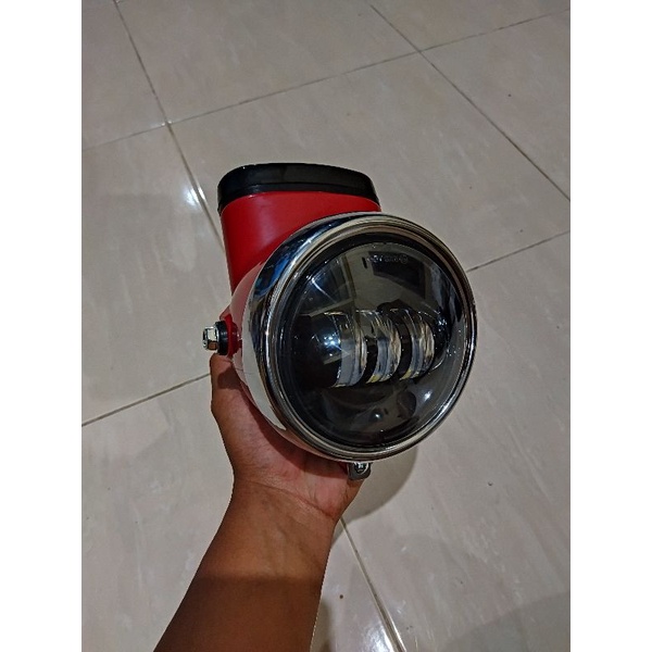 lampu depan S90 set daymaker blackbird headlamp S90 set daymaker 4,5inch lampu S90