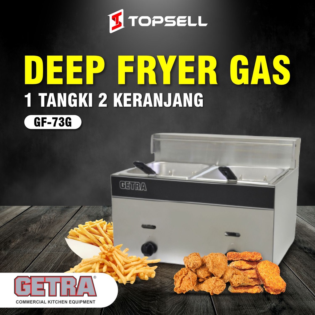 Jual Deep Fryer Gass 2 Tank 2 Basket Getra GF-73 Gratis Ongkir | Shopee ...