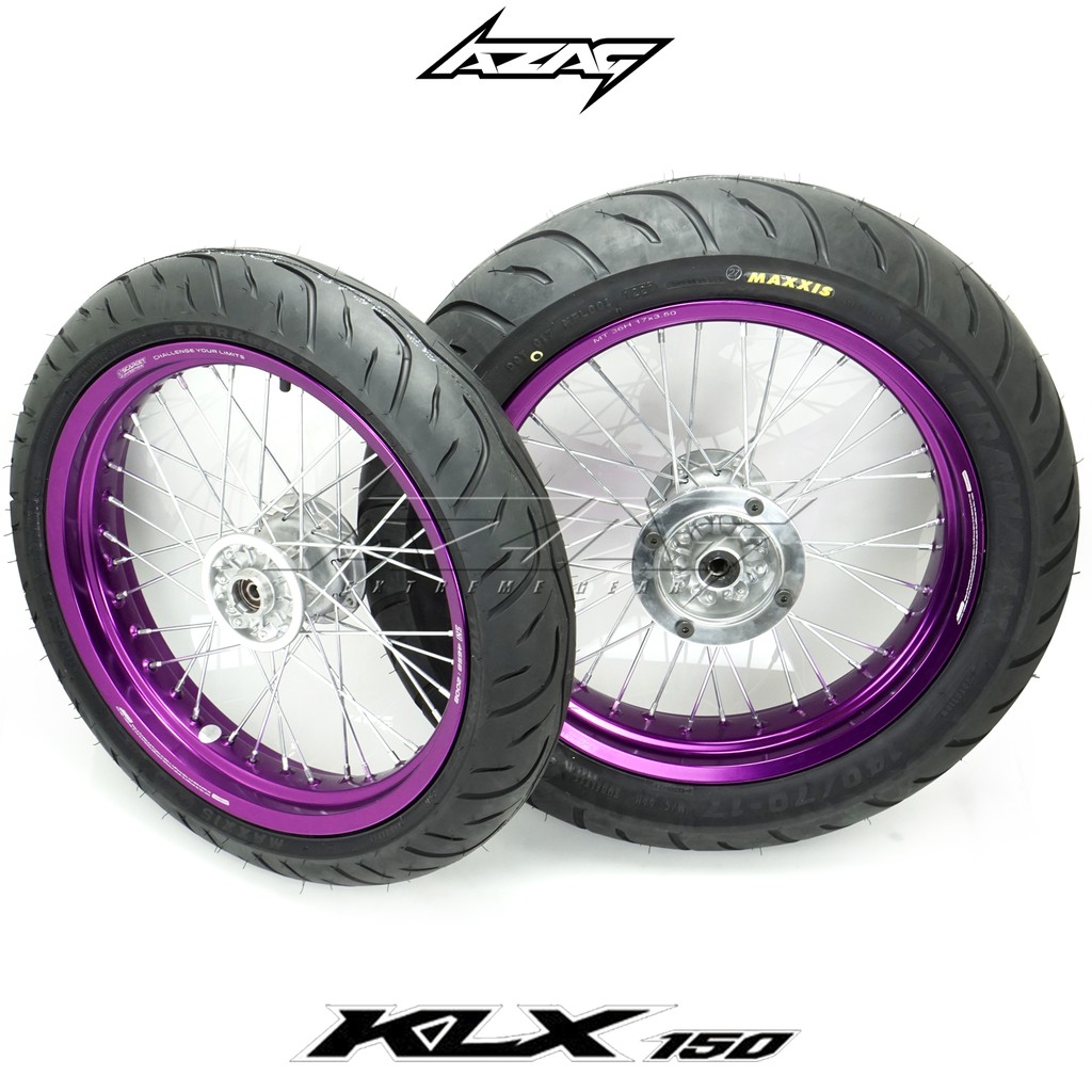 ban set motor kawasaki klx dtraacker 150 supermoto scarlet crf wr ring