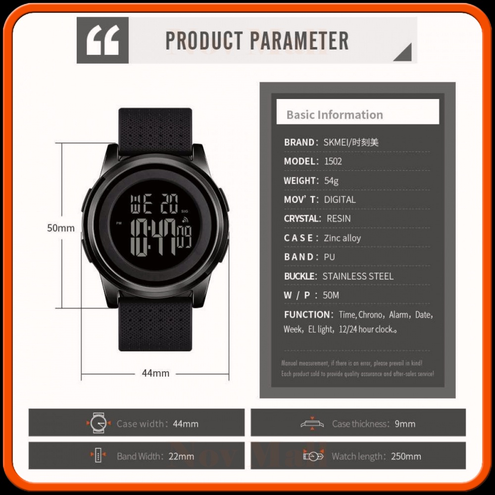 SKMEI Jam Tangan Digital Pria - 1502