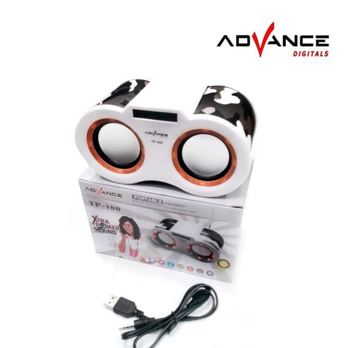 NEW ADVANCE TP400 SPEAKER PORTABLE LED LAYAR