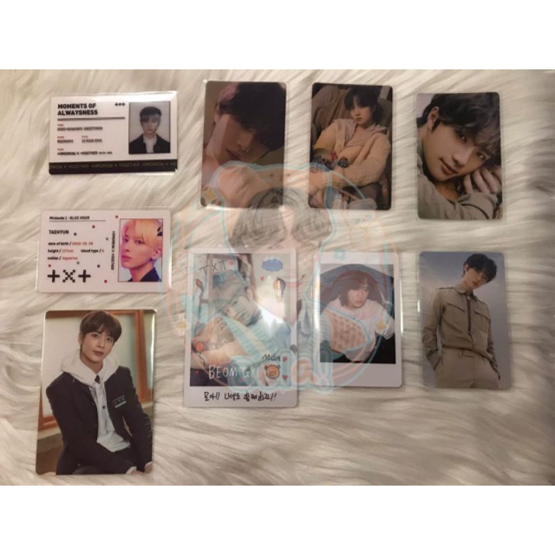 Photocard PC TXT Beomgyu Taehyun