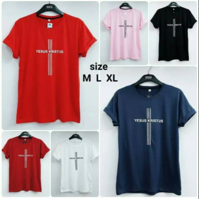 Kaos Rohani SALIP YESUS KRUSTUS UK M. L. XL