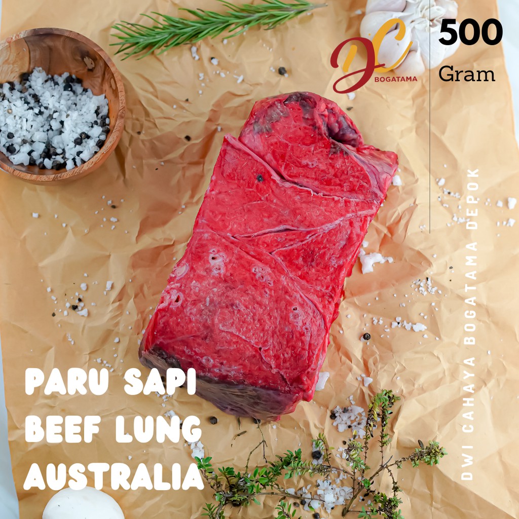 

Paru Sapi Beef Lung Australia 500 gram