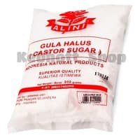 

Alini Castor Sugar 500gr | Gula Halus | Indonesian Natural Product